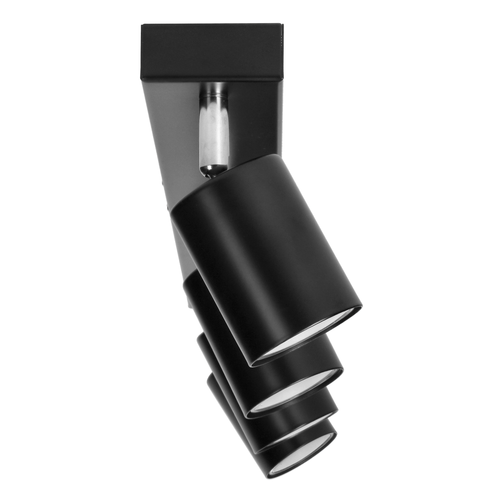 DOA wall and ceiling light, power max. 4x7W, GU10, IP20, black